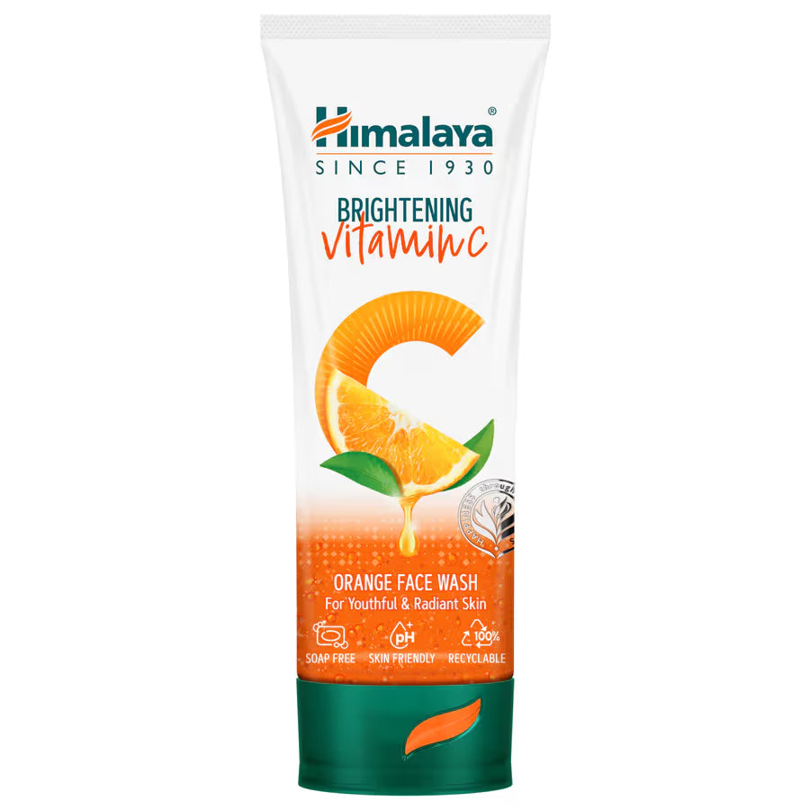 Himalaya Brightening Vitamin C Orange Face Wash | Glow & Clean Skin