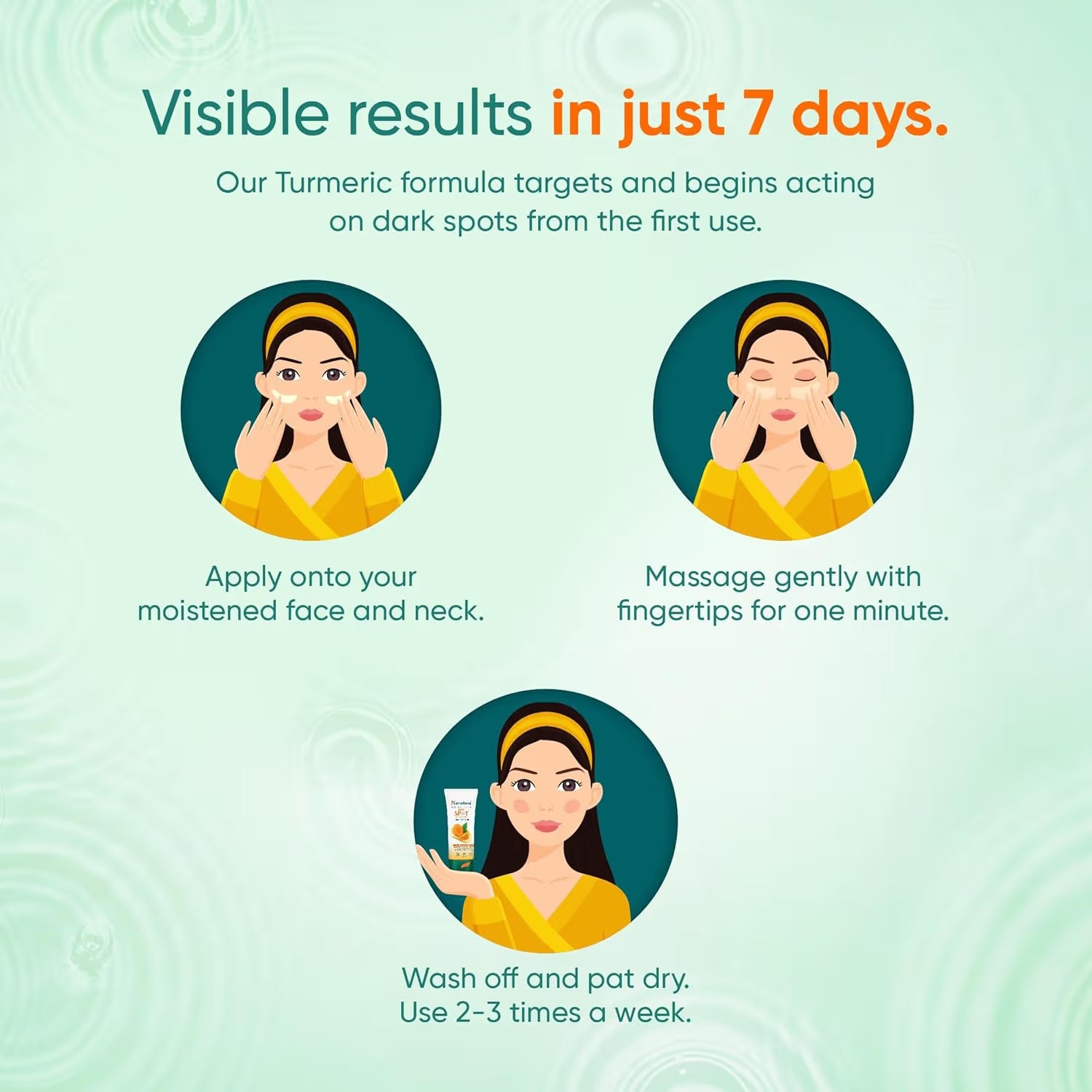 Himalaya Dark Spot Clearing Turmeric Face Scrub | Brightening & Exfoliation Care